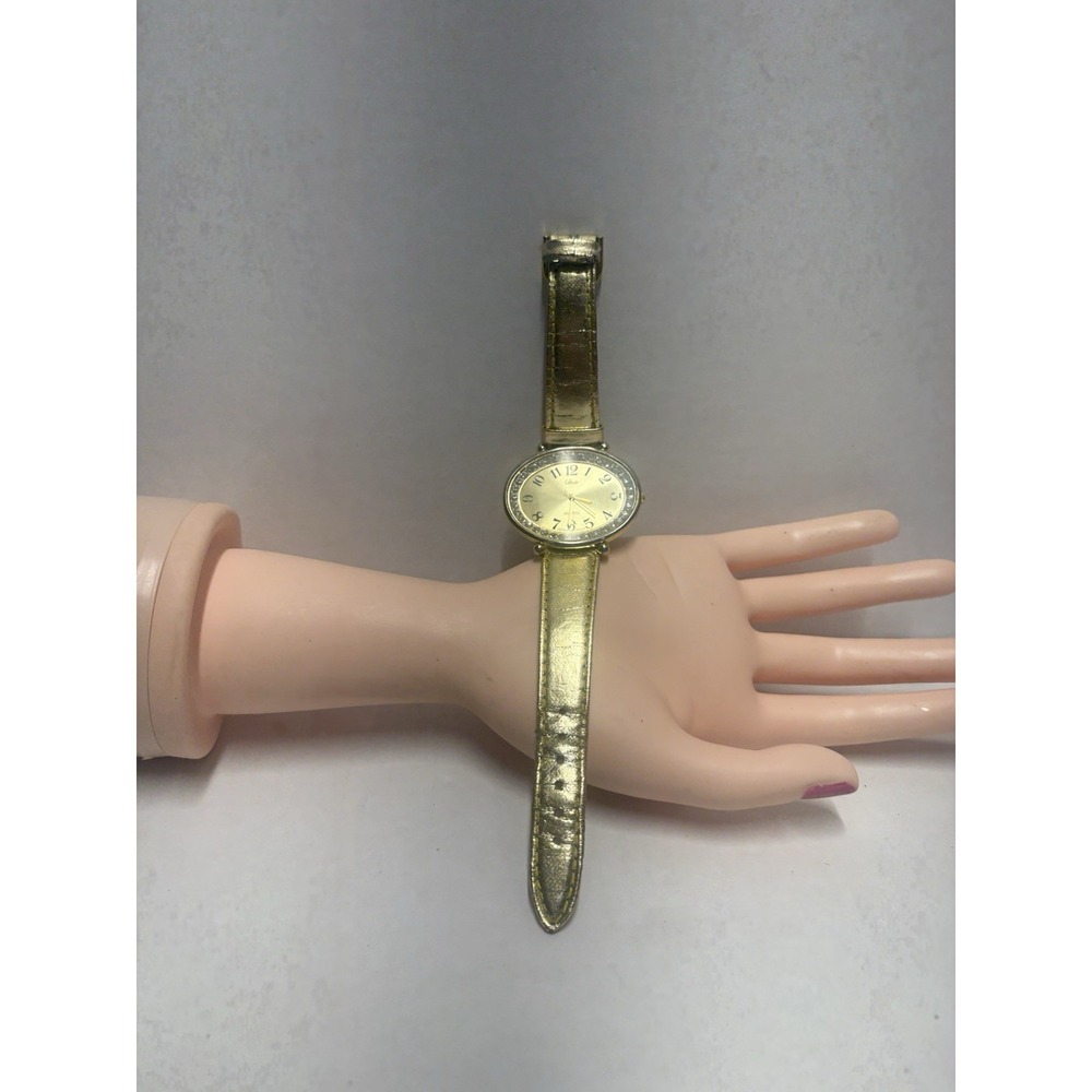 Watch Gold Tone Collezio Elegant‎ Quartz Stainless Steel Back Needs Battery